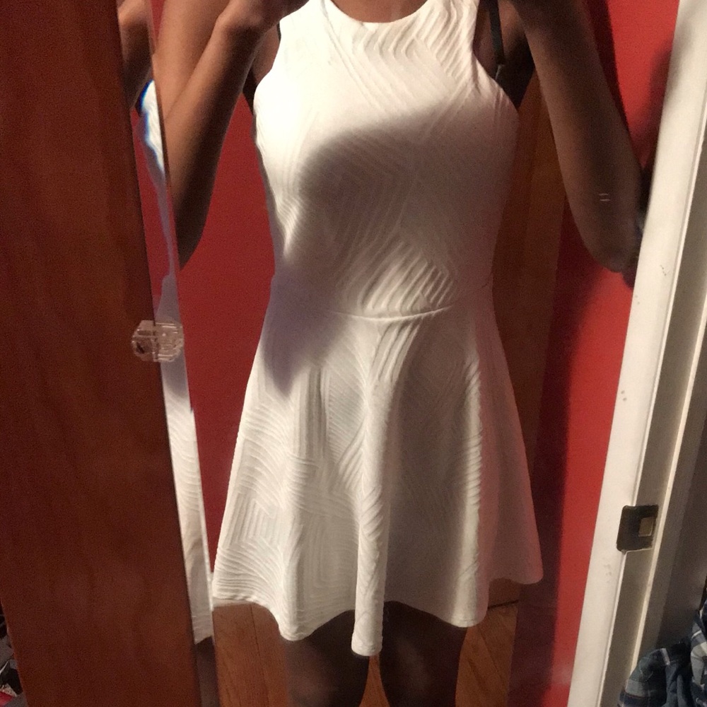 White Skater Dress